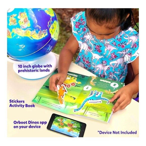 PlayShifu Interactive Dinosaur Toys Orbit Dinos Globe + App Mobile Tablet New - Picture 2 of 5